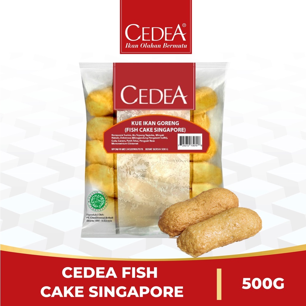 

CEDEA Kue Ikan Goreng/ Fried Fish Cake Singapore 500gr