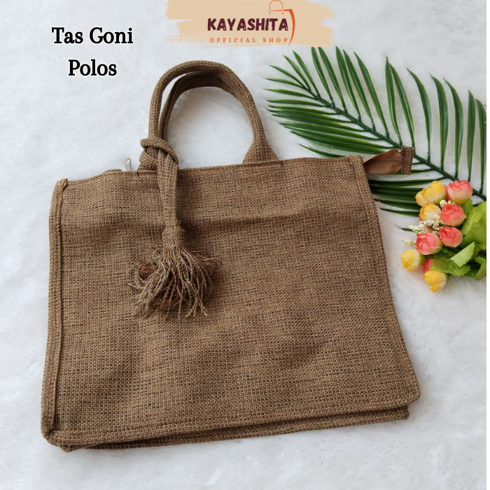 Tas Tote Bag Goni Polos Grosir