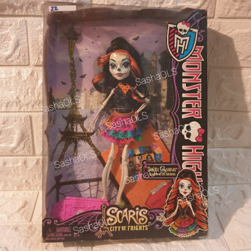 Boneka Monster High Skelita Calaveras Basic Scaris Ori Mattel NRFB