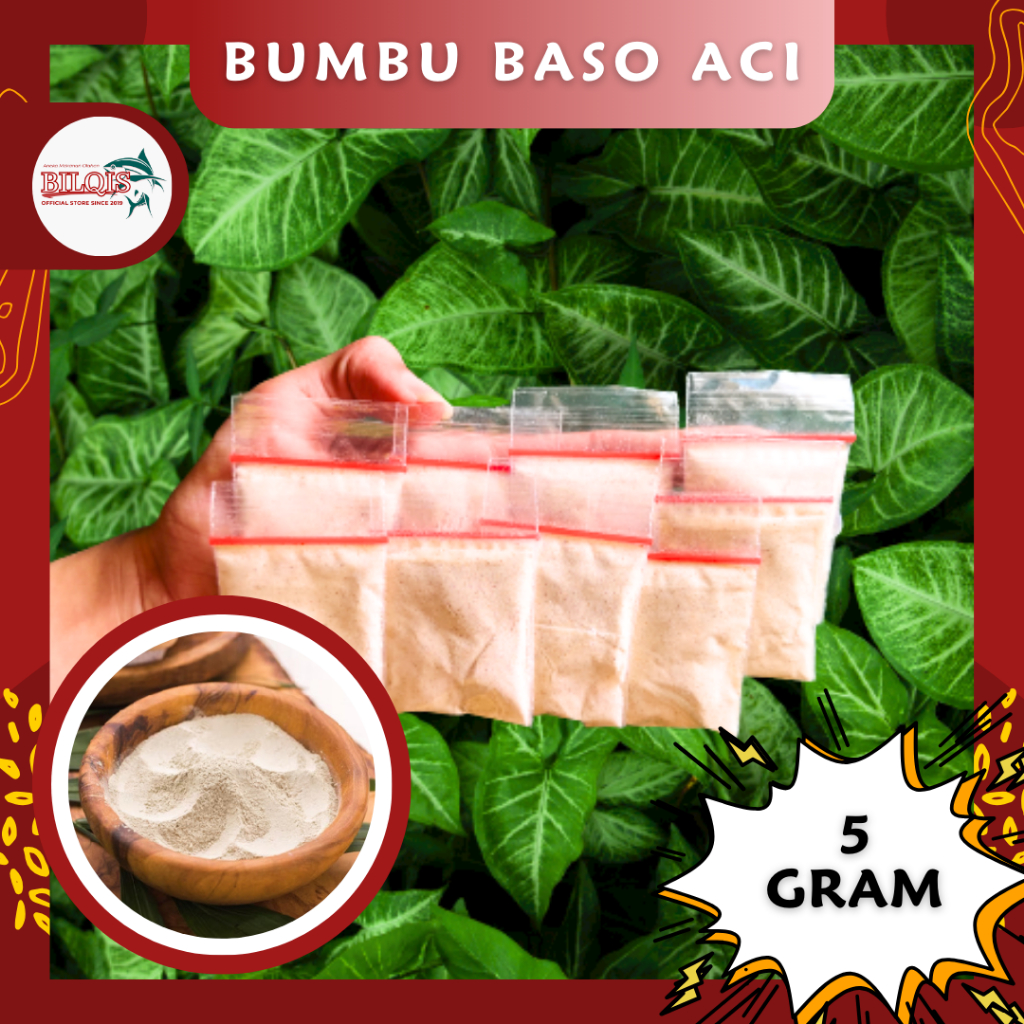 

Bumbu Baso Aci Instan / Bumbu Baso Cuanki / Bumbu Seblak Instan - 5gram