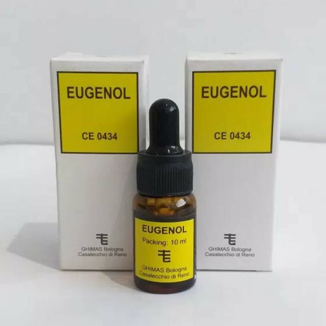 EUGENOL Ghimas 10ml Minyak cengkeh Eugenol Bahan Obat Gigi