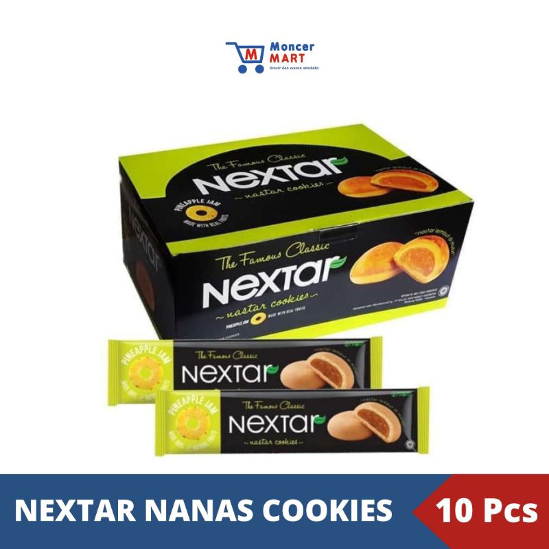 

Nextar Nanas Cookies Box Isi 10 Pcs | Nextar Pineapple Cookies