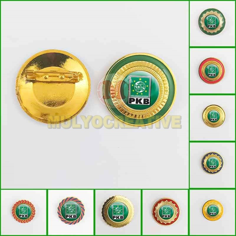 Pin PKB Pin Bros Logo Partai PKB Model Premium