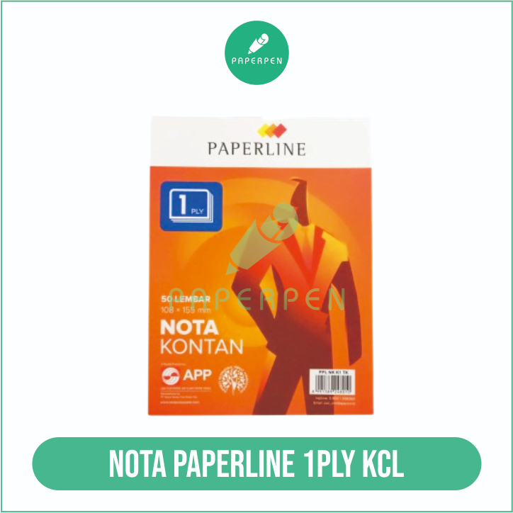 

(Pak) Nota Paperline 1Ply Kecil