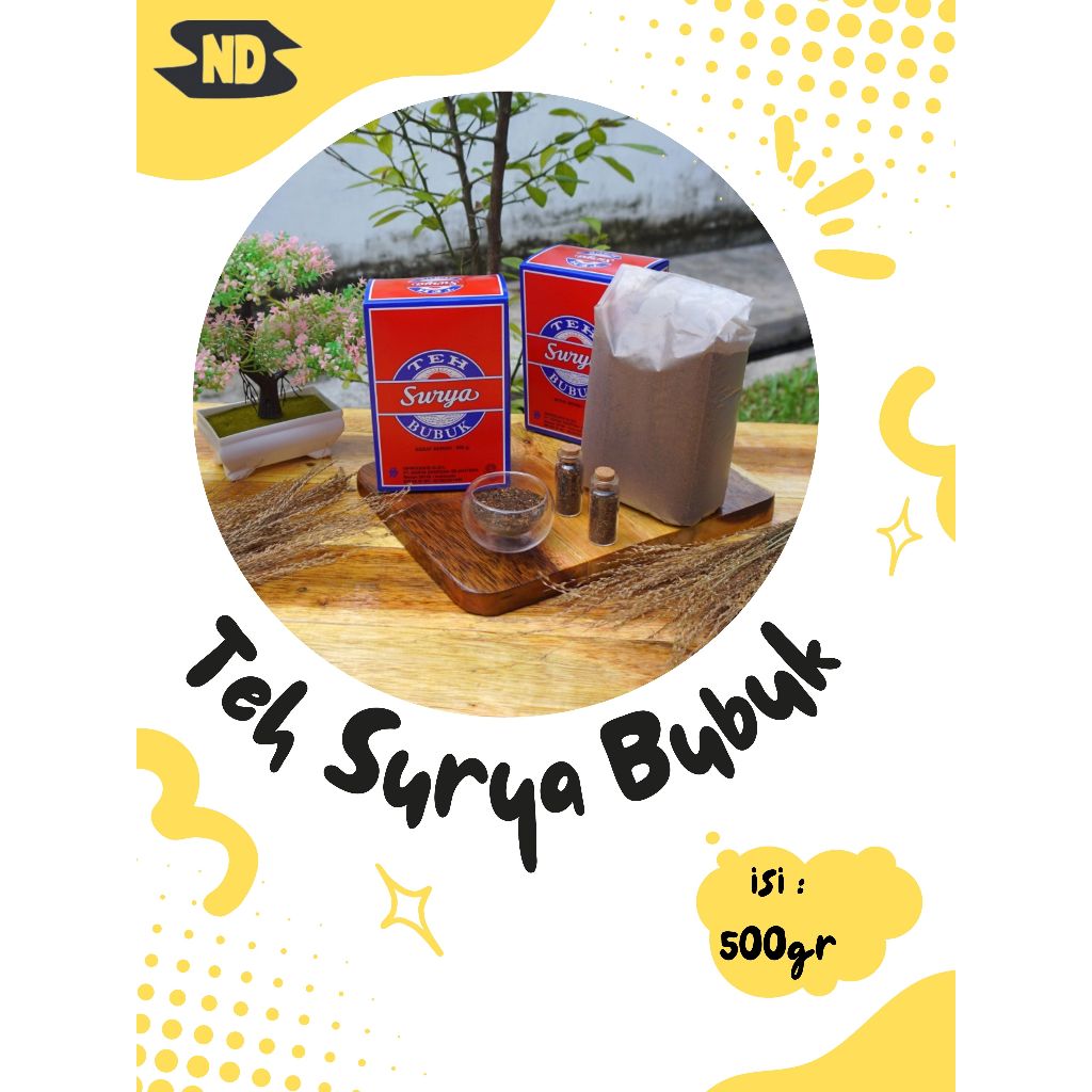 

Teh Bubuk Surya 500 gram Original Premium