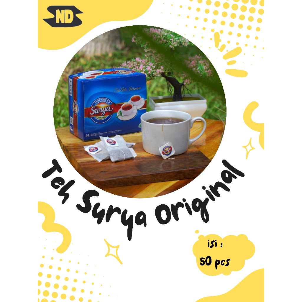 

Teh Celup Surya Kotak isi 50 pcs Original