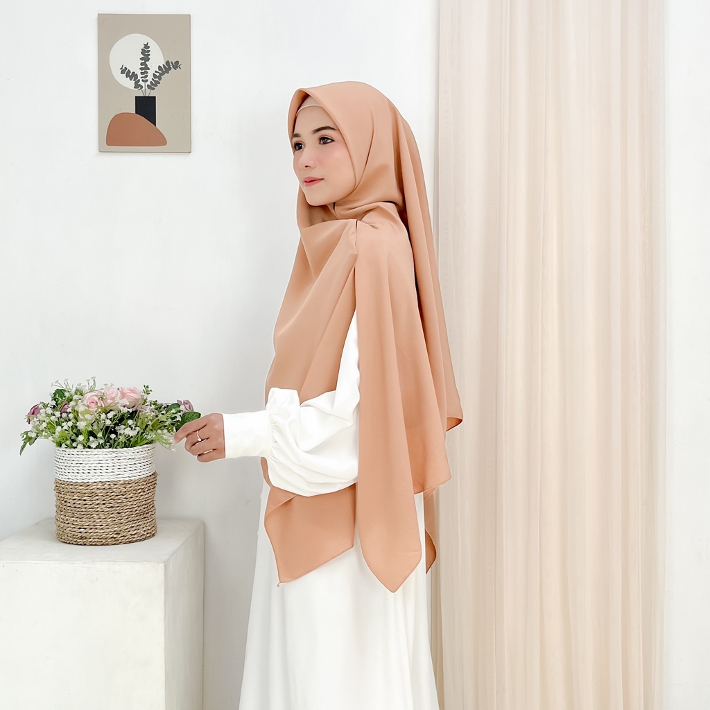 Hijab Instan Zipper Syari Jilbab Segi Empat Instan Resletting Wolfis Premium uk 150x150