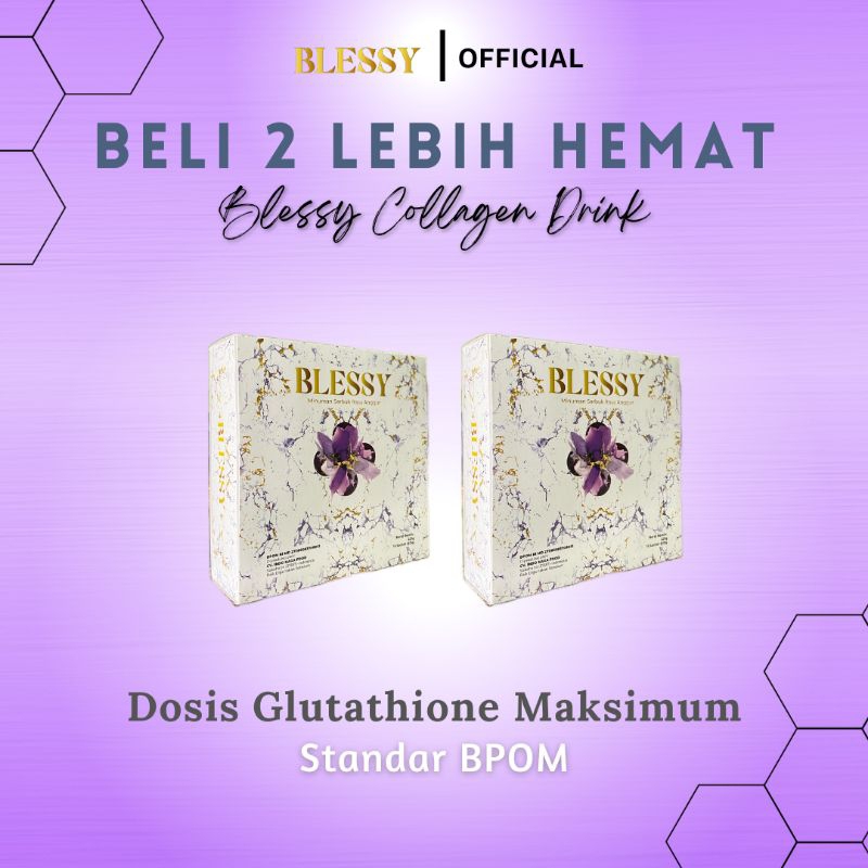 BLESSY collagen drink 2 box | premium collagen drink | collagen drink BPOM | collagen drink pemutih
