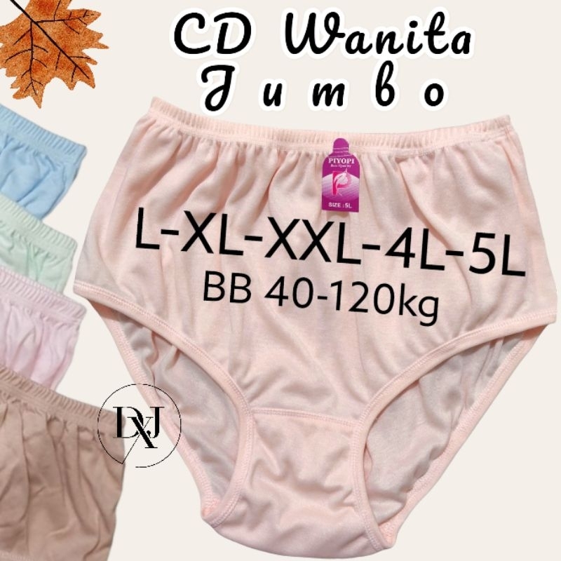 Celana Dalam Wanita Jumbo Big Size Polos Katun CD Ibu Hamil  BUMIL CD Wanita Perempuan Dewasa Adem