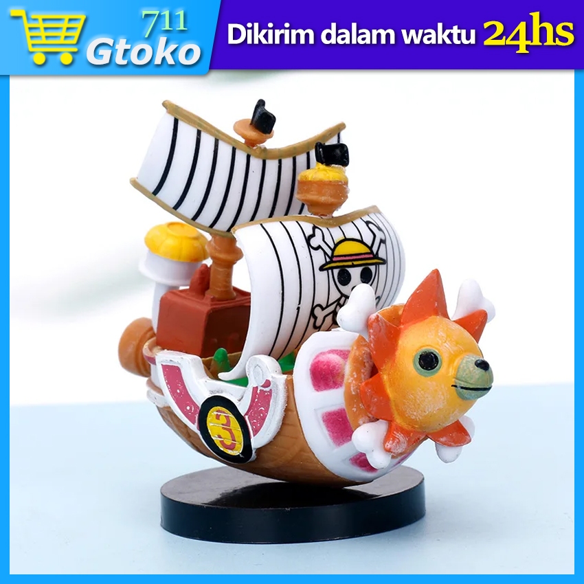 Kapal One Piece Action Figure Miniatur Thousand Sunny Ship