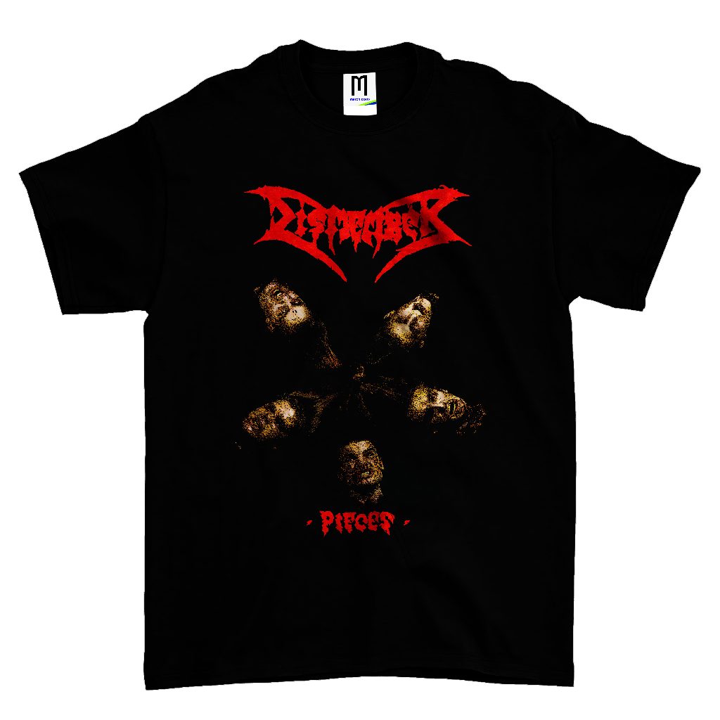 KAOS BAND DISMEMBER PIECES VINTAGE | T-SHIRT BAND DISMEMBER | DISMEMBER HITAM