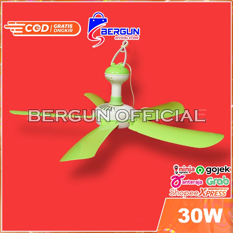 KYZUKU KIPAS ANGIN GANTUNG 30 WATT FAN PLAFON JUMBO 5 BALING