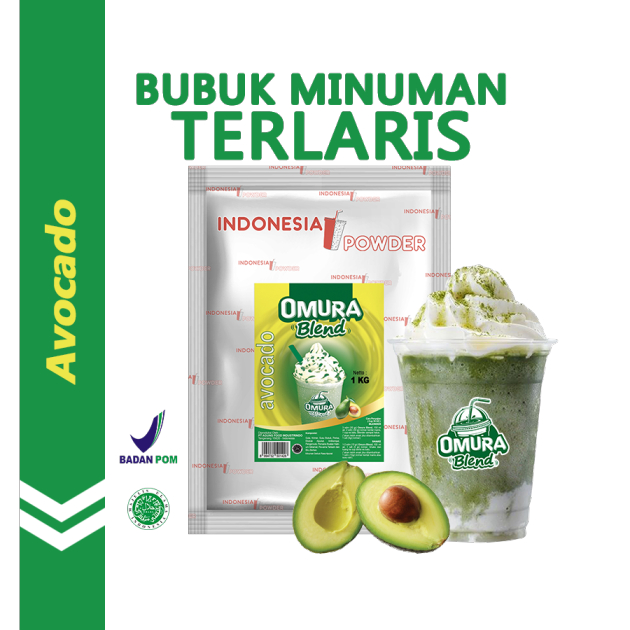 

OMURA Blend Bubuk Minuman Premium Rasa Avocado / Alpukat Powder Drink 1 Kg Omura Powder