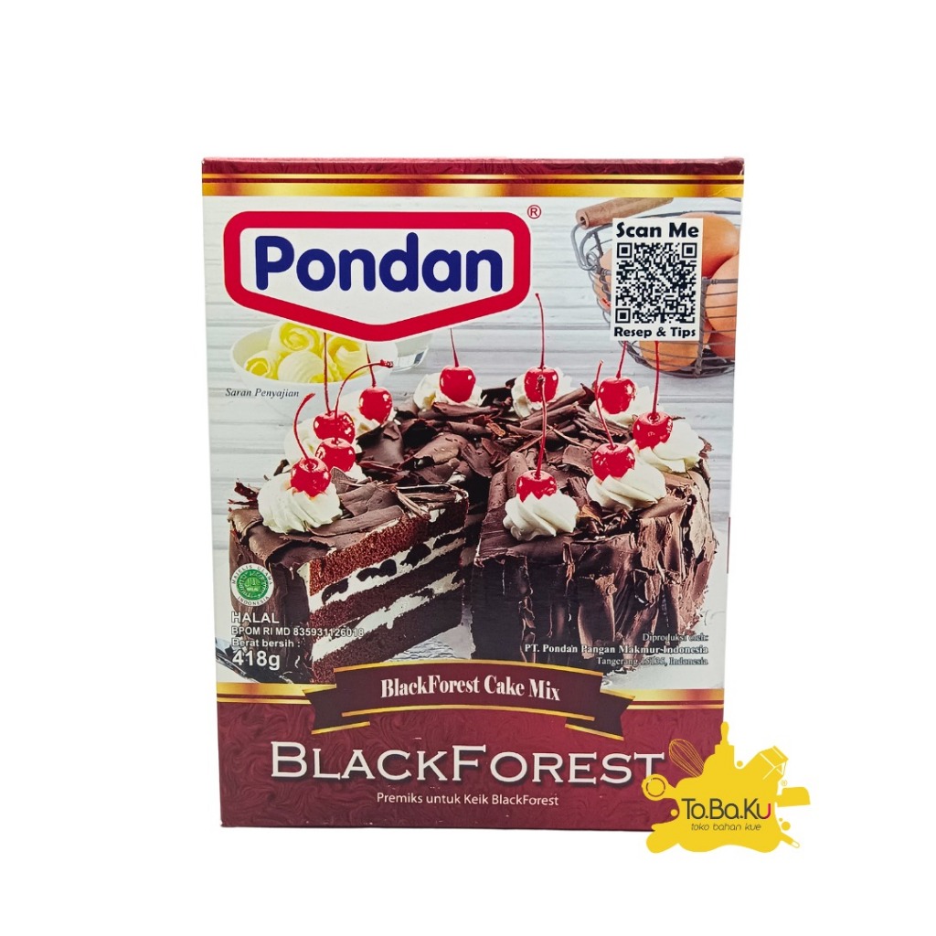 

Pondan Cake Mix Black Forest 400gr