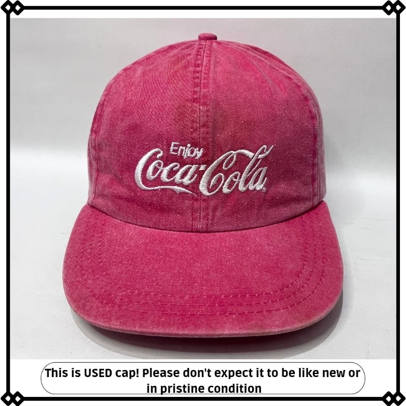 topi vintage casual Coca-Cola preloved second branded unisex