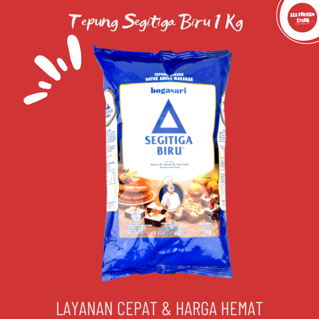 

Tepung Segitiga Biru 1 kg