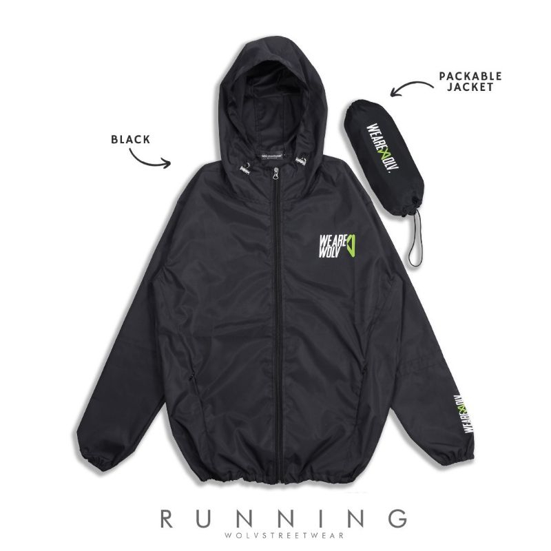 Jaket RUNNING outdor taslan - jaket unisex outdor - jaket running terbaru