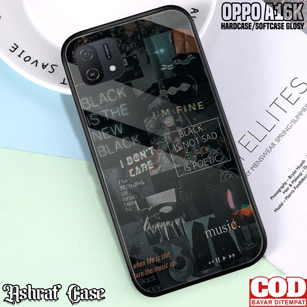 Case Oppo A16K - Casing Oppo A16K ( AESTH ) Silikon Hp Oppo A16K - Kesing Hp Oppo A16K - Softcase Gl