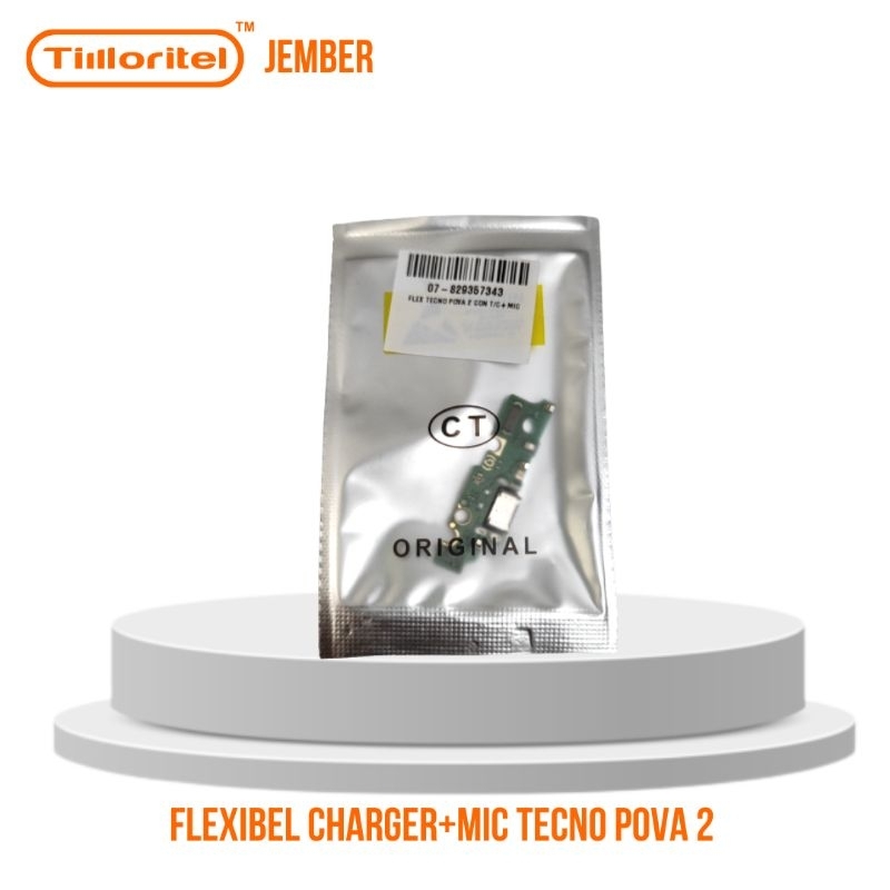 FLEXIBEL CHARGER+MIC TECNO POVA 2