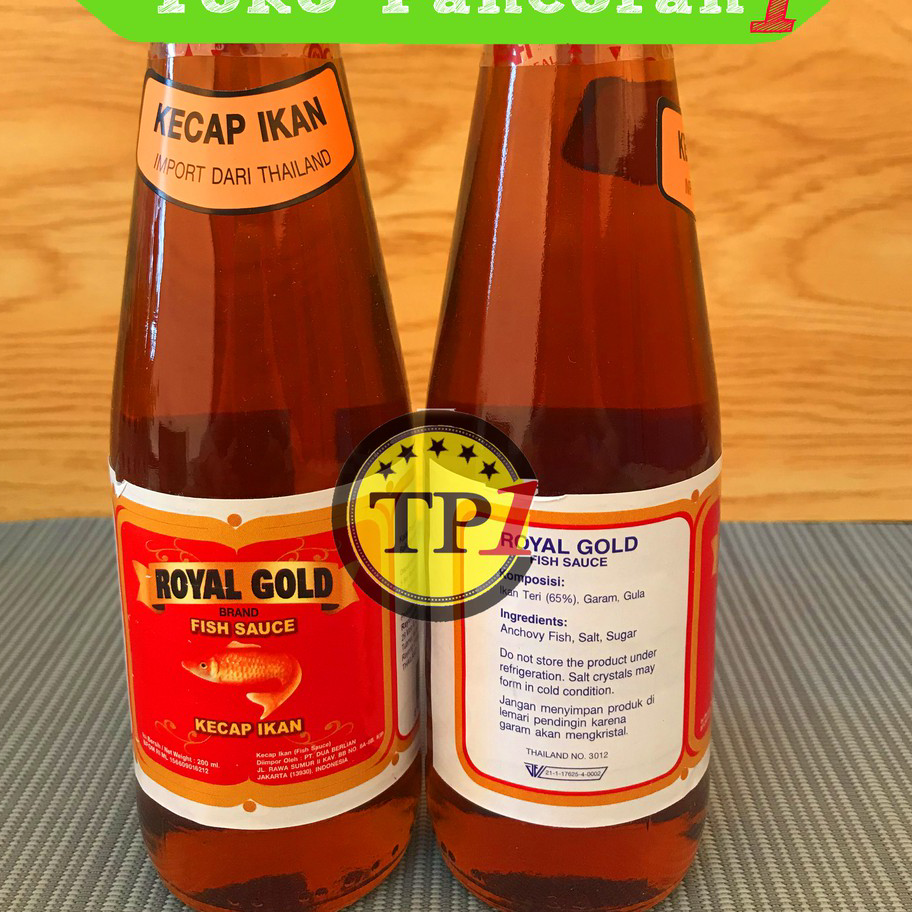 

Terlaku. Fish Sauce Royal Gold / Kecap Ikan 200 Ml