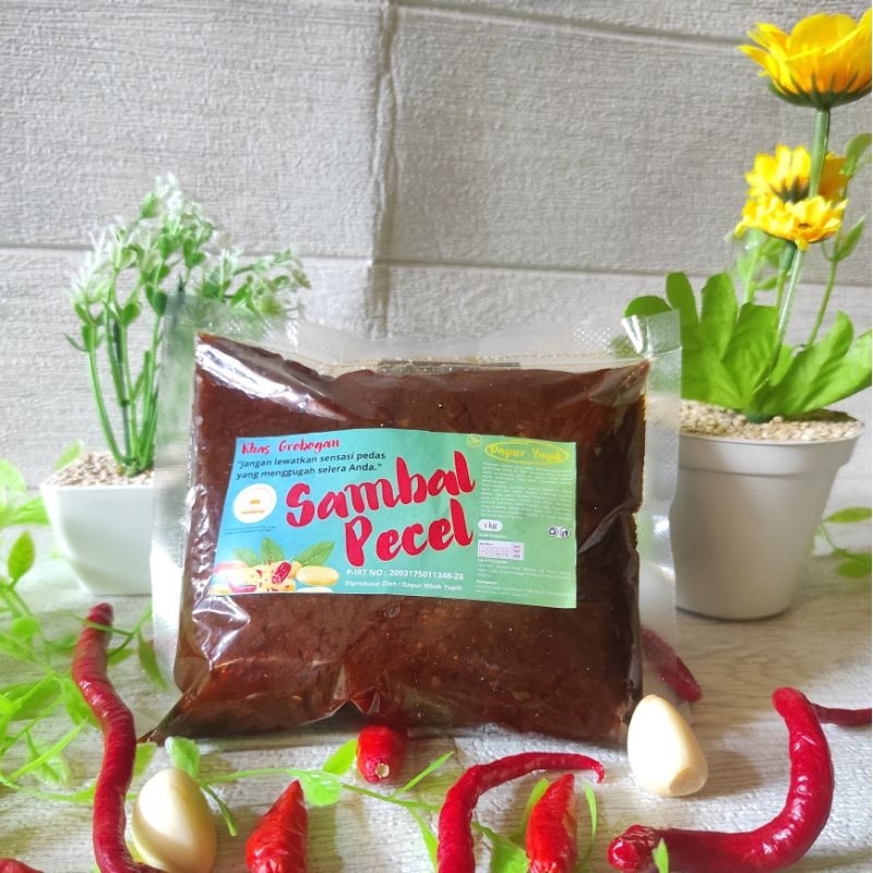 

Sambal Pecel Dapur Mbak Yupik Sambal Bumbu Kacang Combo 1kg & 500gr