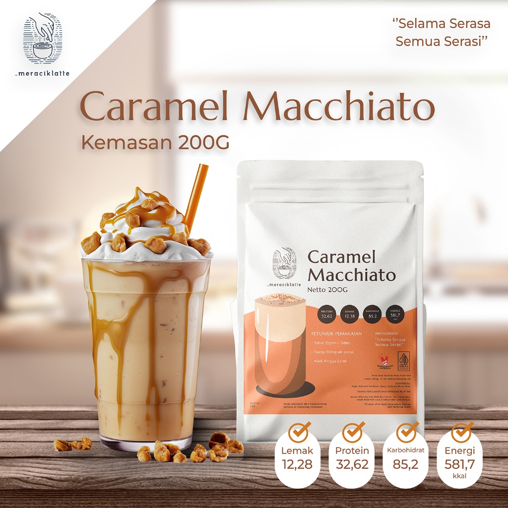 

Caramel Macchiato 200G by Meraciklatte