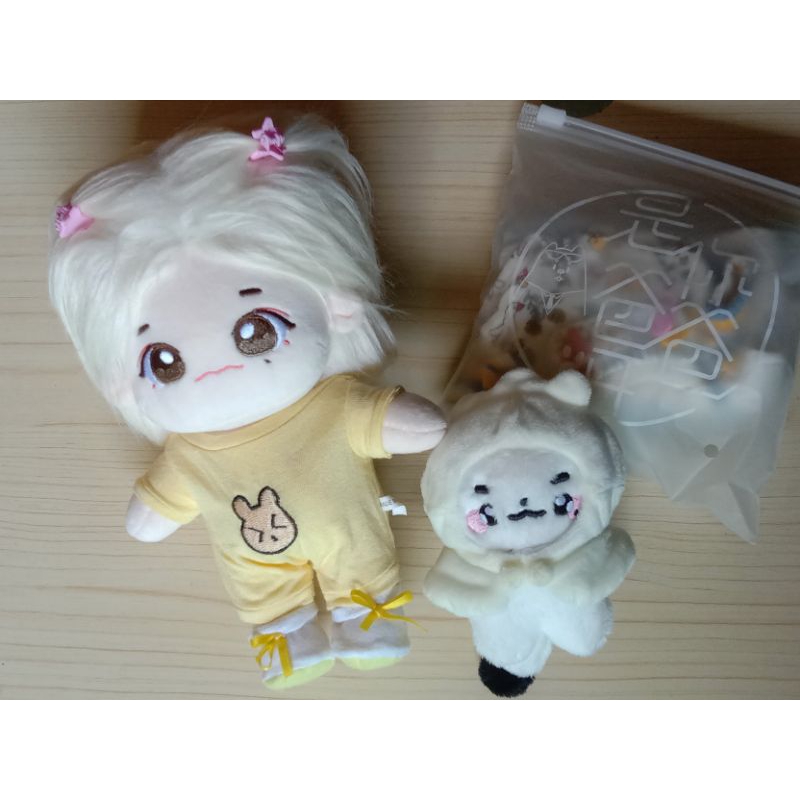 hyunjin skz stray kids fanmade doll plush 20 cm 10 cm