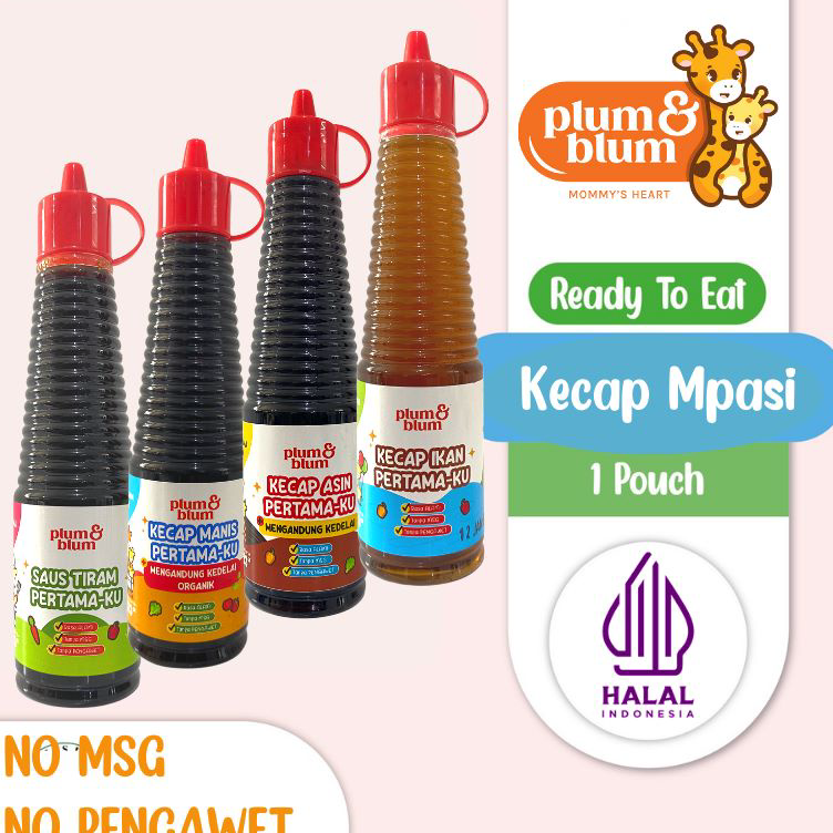 

Ready stock Plum & Blum Saus Tiram Kecap Mpasi No MSG - 130 gram Terlaris