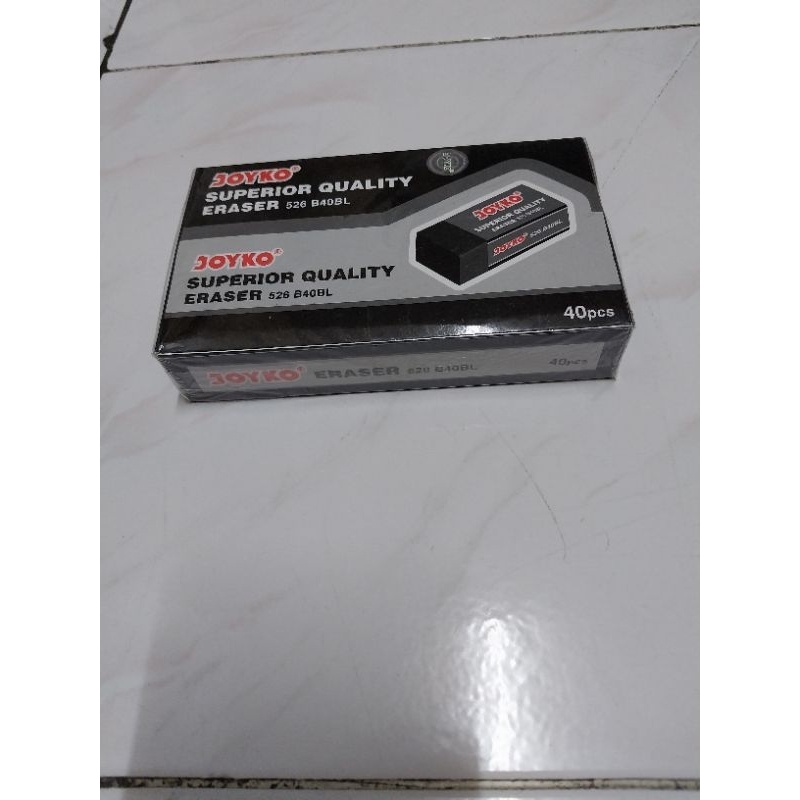 

penghapus joyco hitam 526 B40BL isi 40 pcs