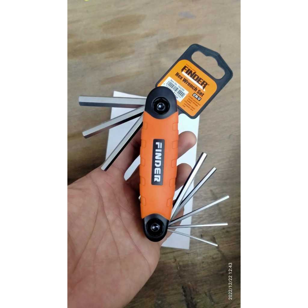 Kunci L Lipat Bulat // Kunci L Lipat 8 Pcs Kunci L Set Lipat // Kuci L Lipat Bintang // Kunci L Lipa