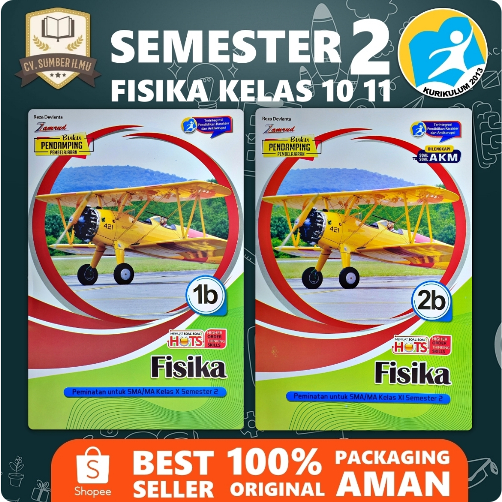 LKS FISIKA SMA/ MA KELAS 10 11 SEMESTER 2 K13 BARU | Zamrud