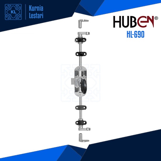HUBEN HL-690 Kunci Espagnolette / Kunci Lemari Espanyolet HUBEN HL 690