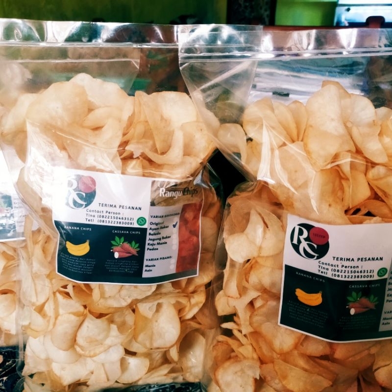 

Keripik Singkong Spesial Kemasan 250gram Rangu Chips