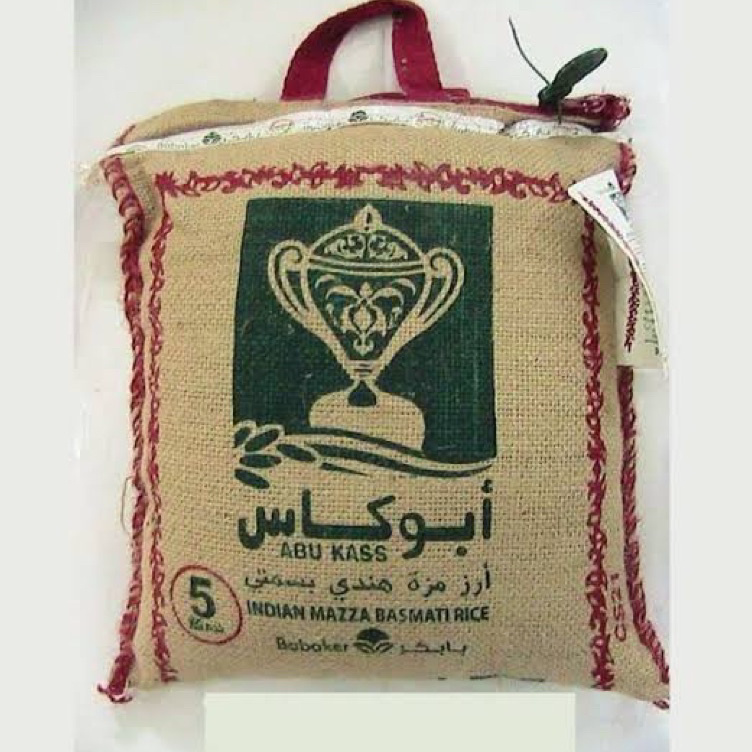 

RRXV2301 Beras Basmati 1KG Abu Kass India Original