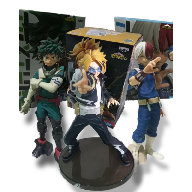 PVC Banpresto Action Figure ( KAMINARI DENKI / TODOROKI SHOTO / MIDORIYA IZUKU) Boku no Hero Academi