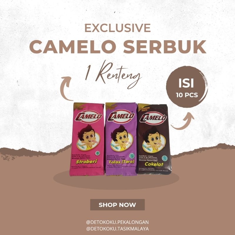 

Camelo Serbuk - Rentengan /Es Camelo Bubuk