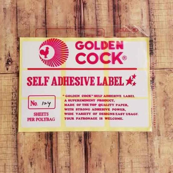 

LABEL GOLDEN COCK NO. 124