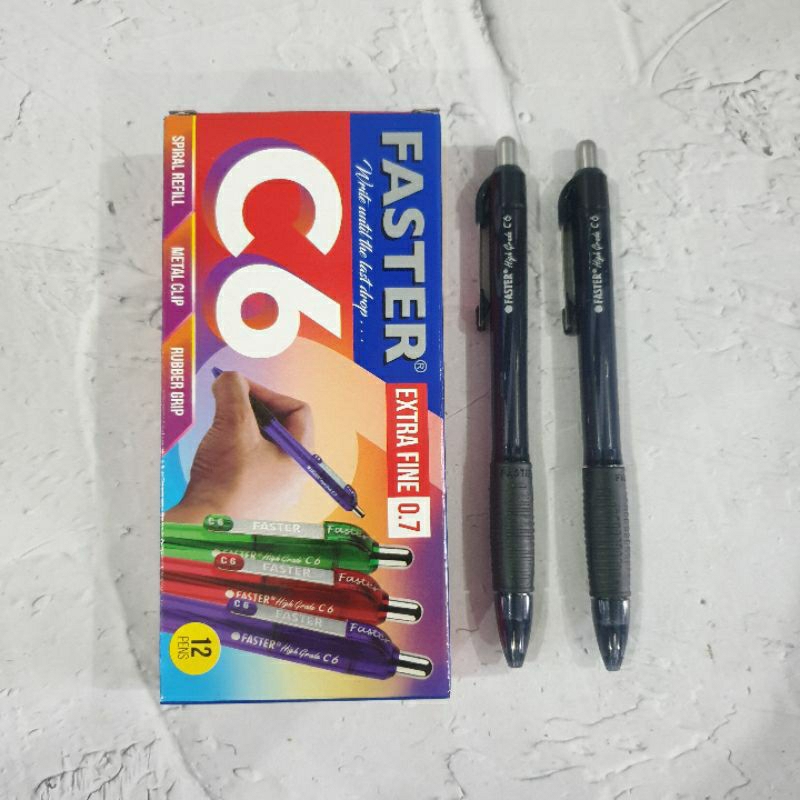 

(12 Pcs) Pen Faster C6