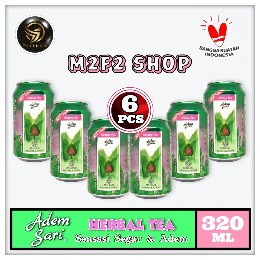 

Adem Sari Ching Ku Herbal Teh Kaleng | Tea Can - 320 ml (Kemasan 6 Pcs)