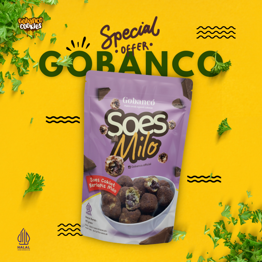 

Jajanan Viral Camilan Manis Snack Soes Cokelat Lumer Berlapis Milo