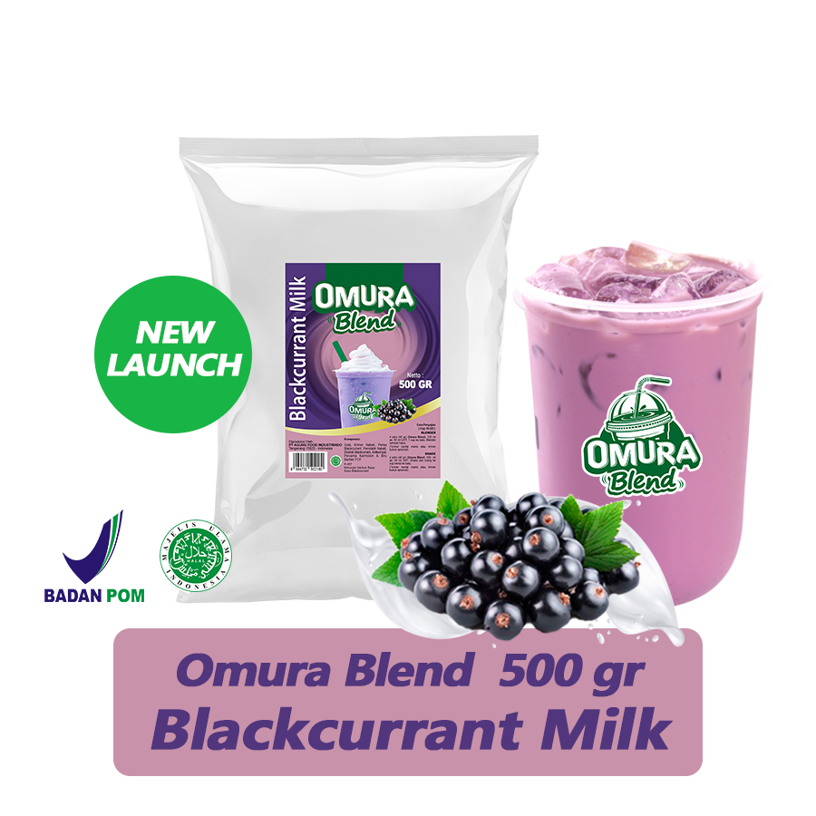 

Bubuk Minuman Premium Rasa BlackCurrent Milk 500Gr / BlackCurrent Milk Mix Gula - NUSANTARA POWDER - BLEND