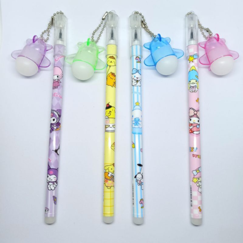 

Pulpen Gel Sanrio Motif Pesawat / Ballpoint Gel Cinnamoroll Kuromi Melody Pompompurin Kiki&Lala