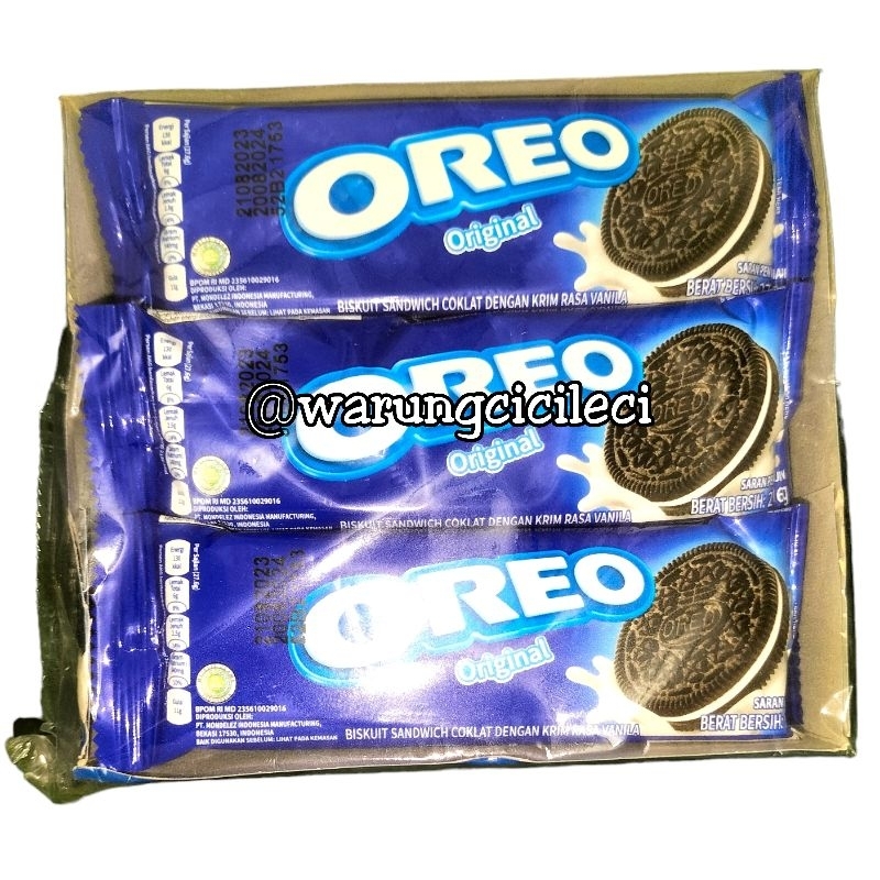 

BISKUIT OREO RASA ORIGINAL 27,6g x 12pcs ( 1 PACK )