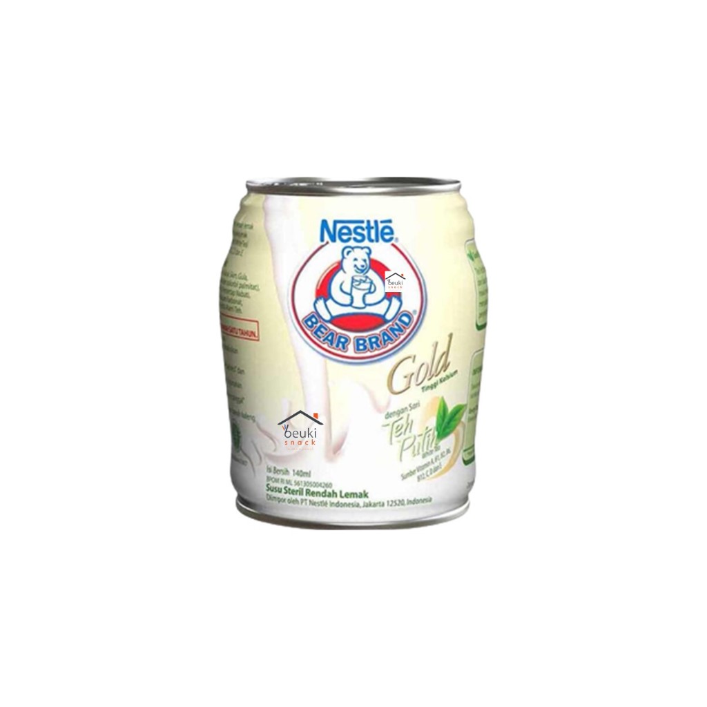 

Bear Brand Gold White Tea Sumber Kalsium dengan Sari Teh Putih