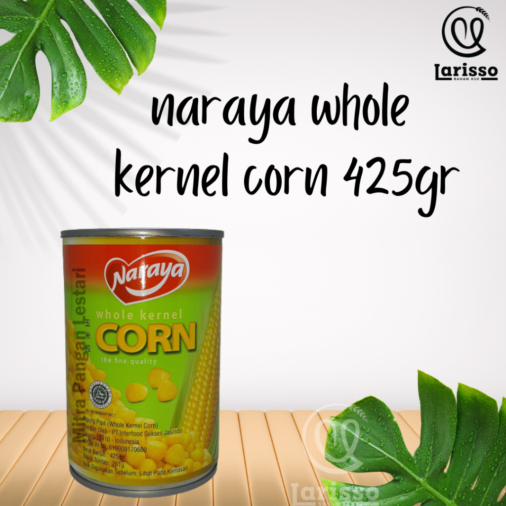 

NARAYA WHOLE KERNEL CORN 425GR
