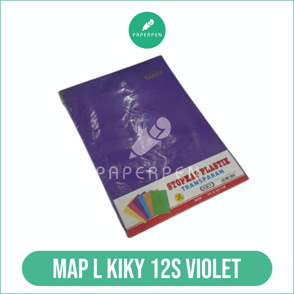 

(Lsn) 12 Pcs Map L Kiky 12S Violet