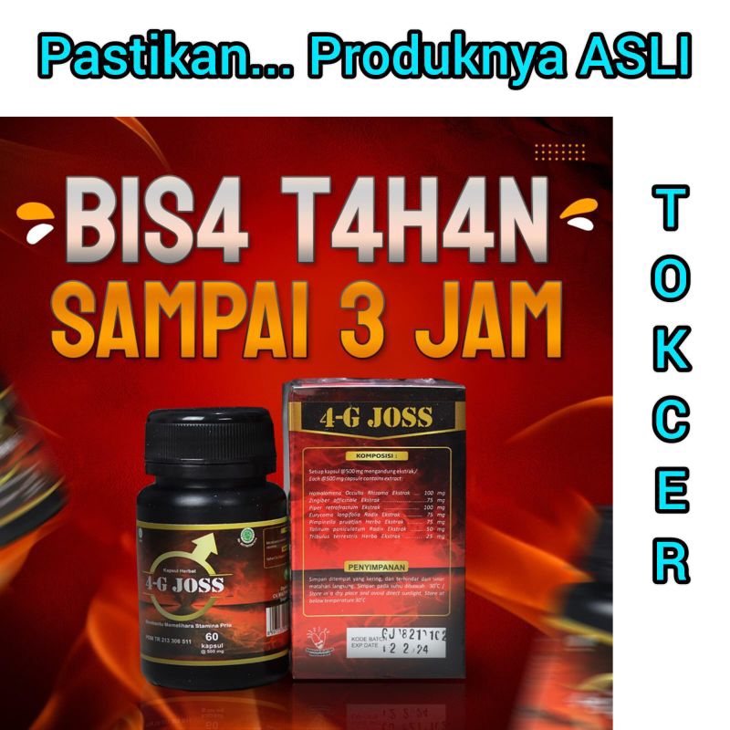 Herbal 4 G Joss Jamu Kuat | Jamu Penyubur