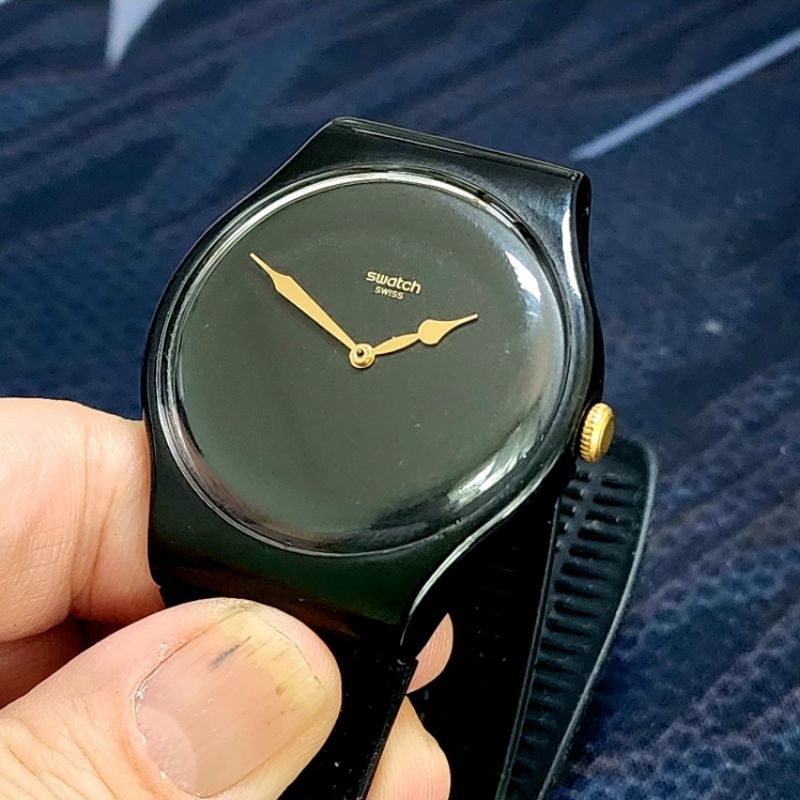 Jam tangan SWATCH Dresswatch Hitam ORIGINAL