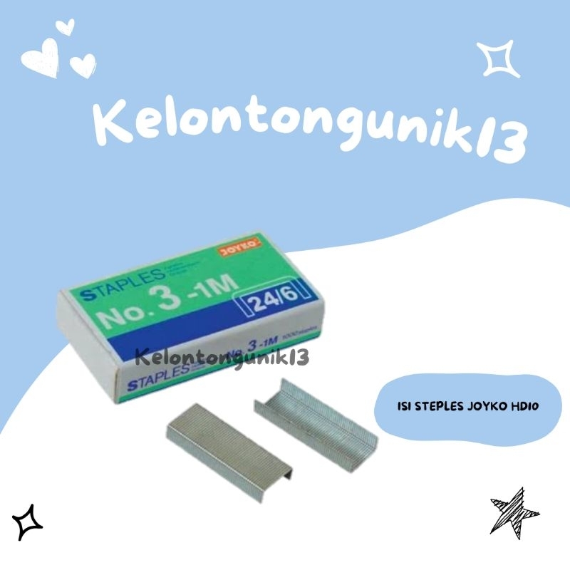

Isi Joyko No 10 - Isi Staples Joyko - Isi Stapler hd 10 [ PER PCS ]