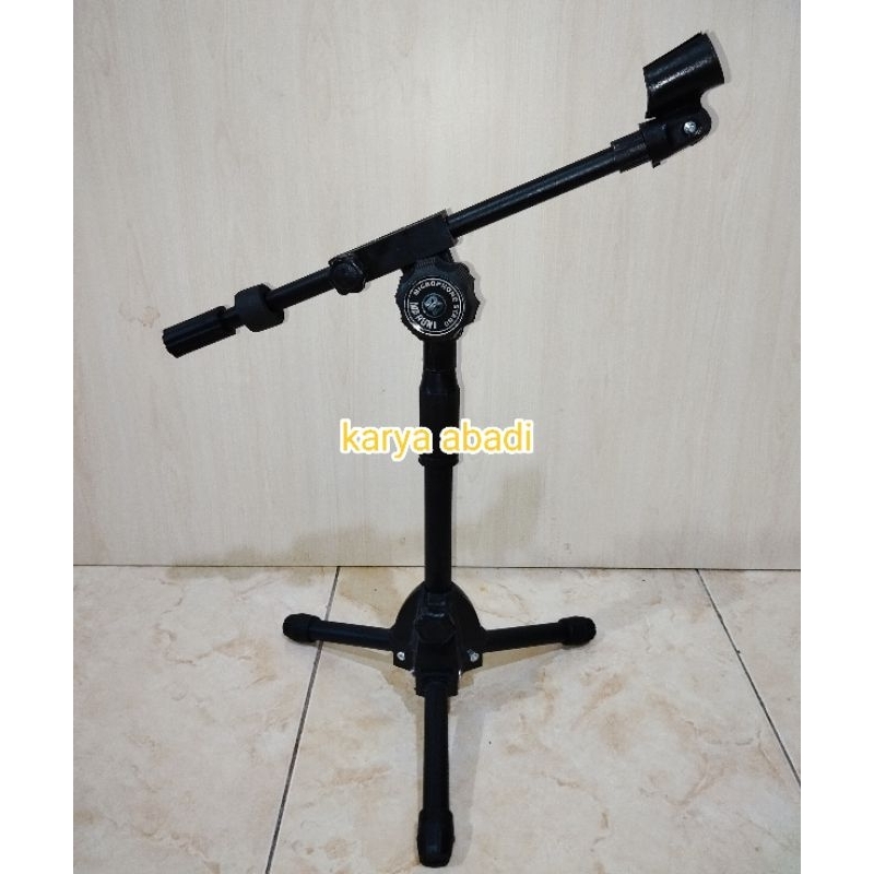 stand mic MARUNI pendek + holder mic